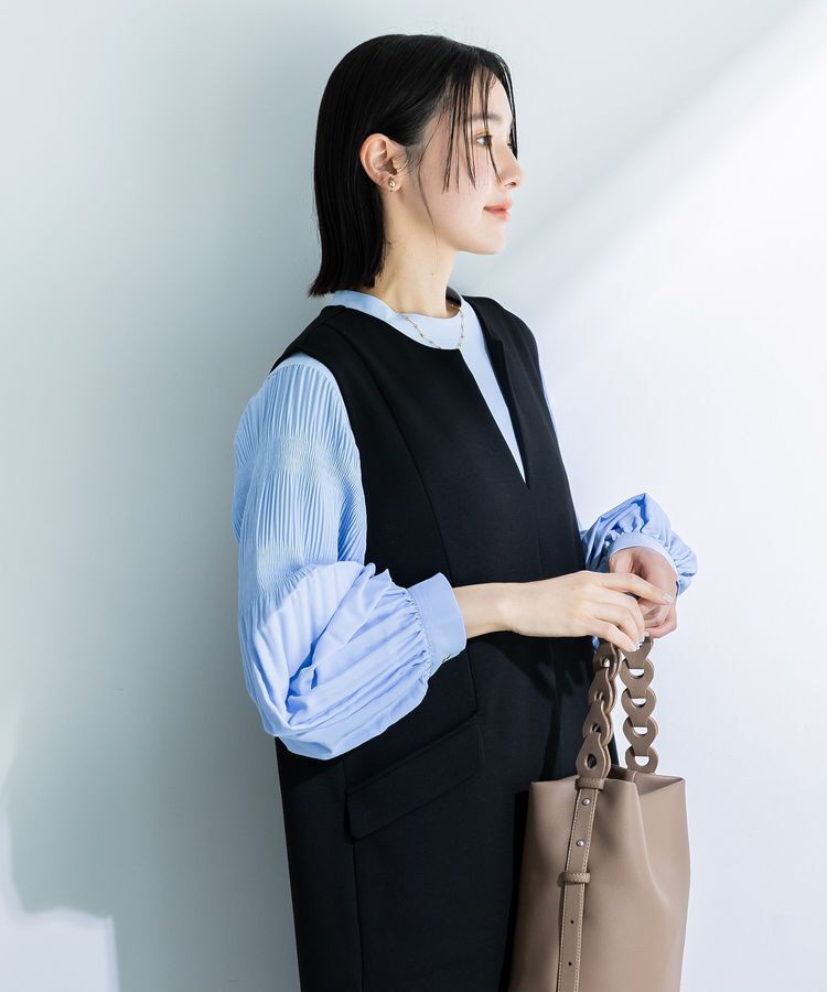 Green Parks「ダンボールスキッパージャンパースカート」|ジャンパースカート|