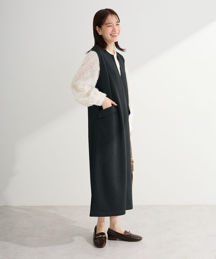 Green Parks「ダンボールスキッパージャンパースカート」|ジャンパースカート|