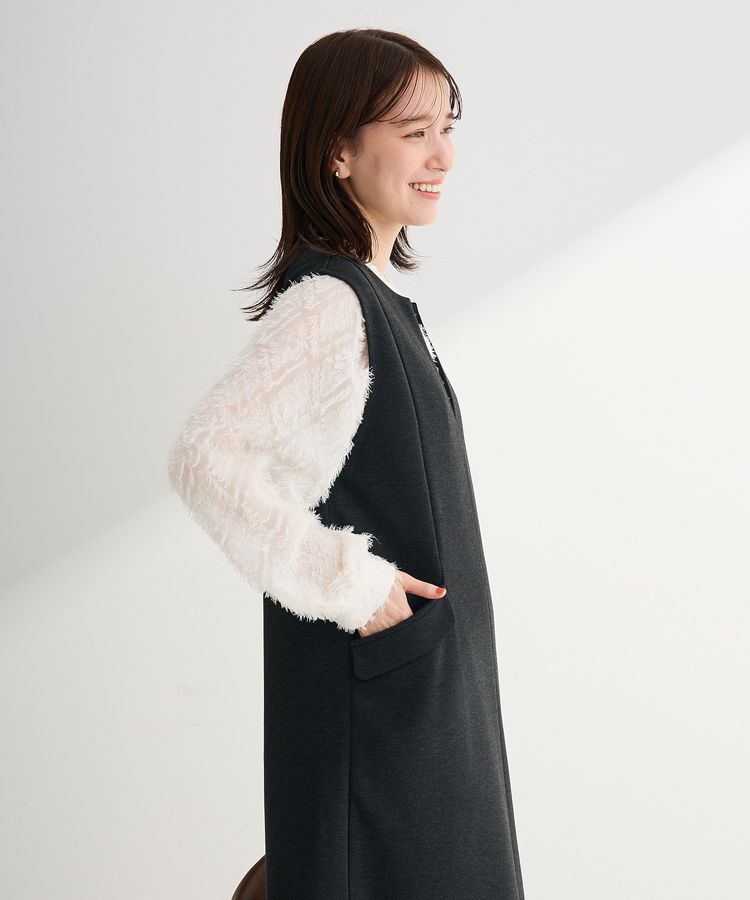 Green Parks「ダンボールスキッパージャンパースカート」|ジャンパースカート|