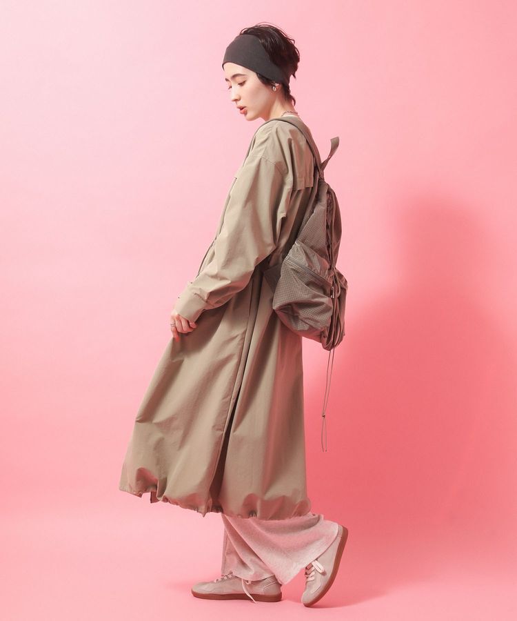 Green Parks「【楽しゃれUV】ギャザードロストワンピース」|ワンピース|