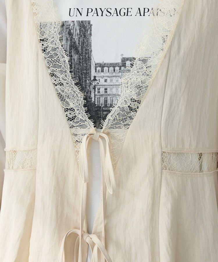 Green Parks「ランジェリー風サテンビスチェ」|ベスト・ジレ|