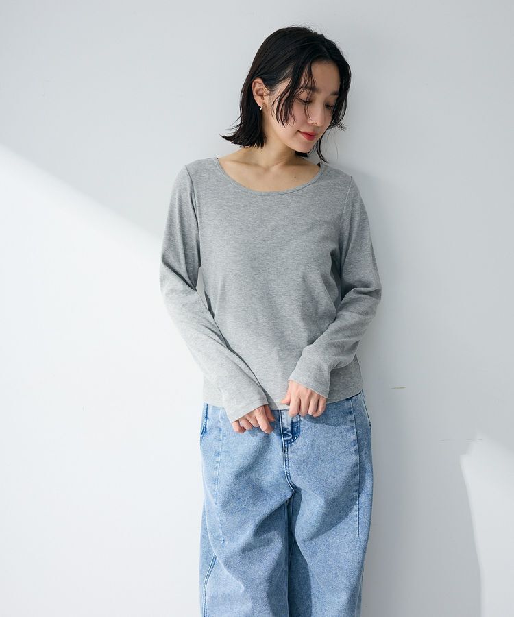 Green Parks「バレエネックリブインナー」|インナー|Gray Mixture