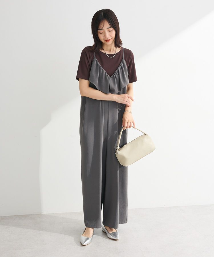 Green Parks「フリルサロペット」|オールインワン|