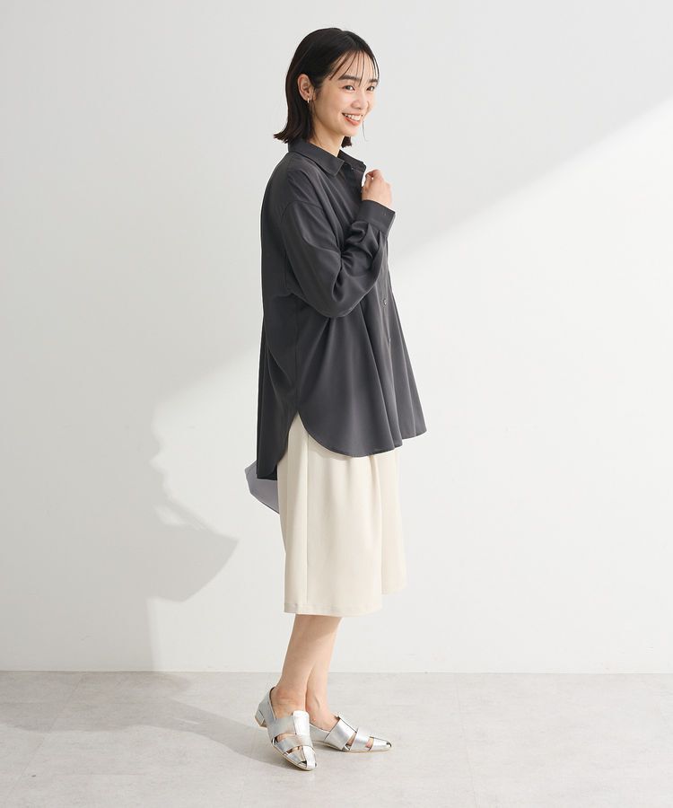 Green Parks「ウエストタックシャツチュニック」|シャツ・ブラウス|