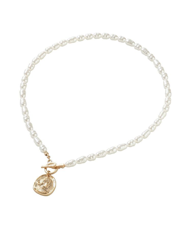 Green Parks「コインパールマンテルネックレス」|ネックレス|