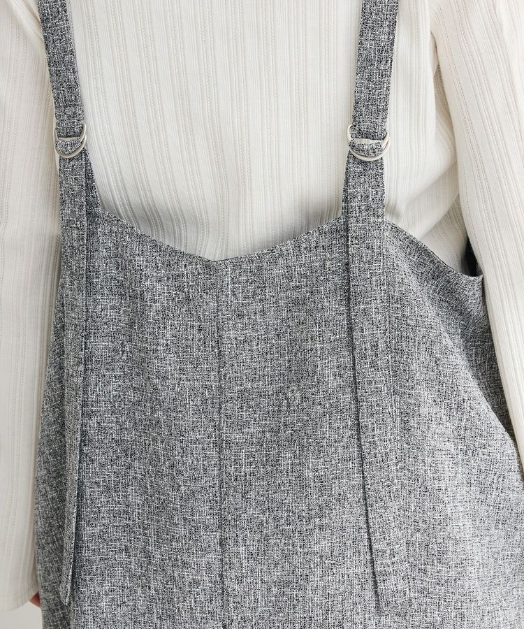 Green Parks「サマーツィードジャンスカ」|ジャンパースカート|