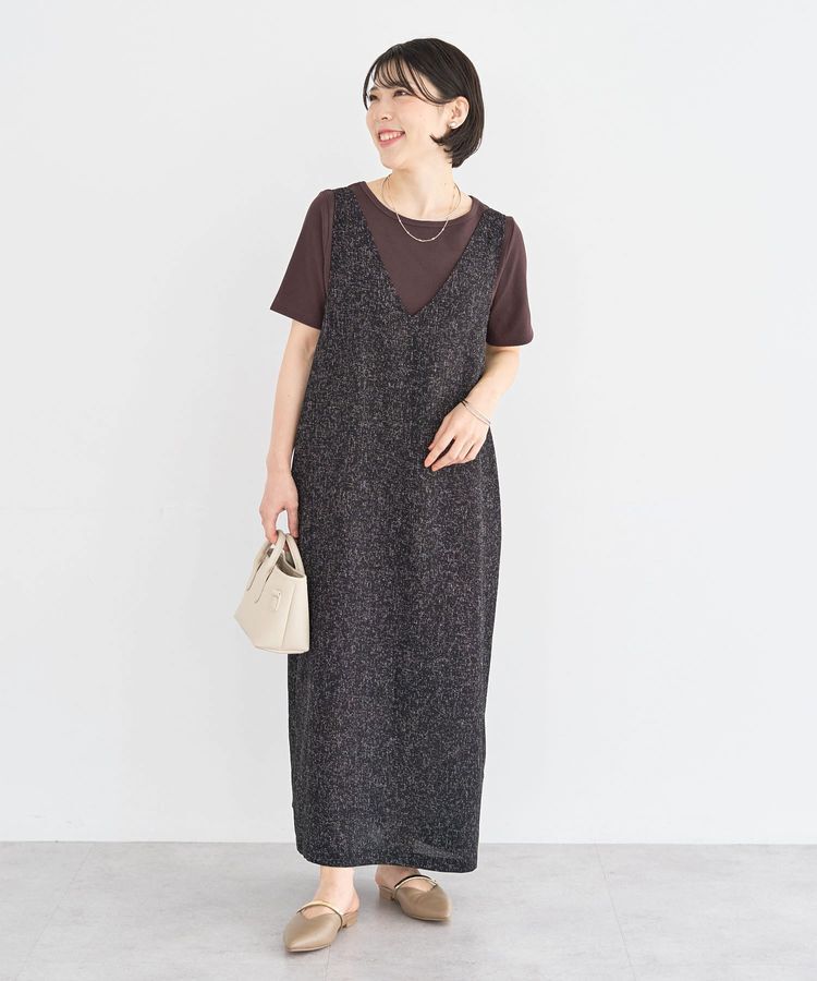 Green Parks「サマーツィードジャンスカ」|ジャンパースカート|