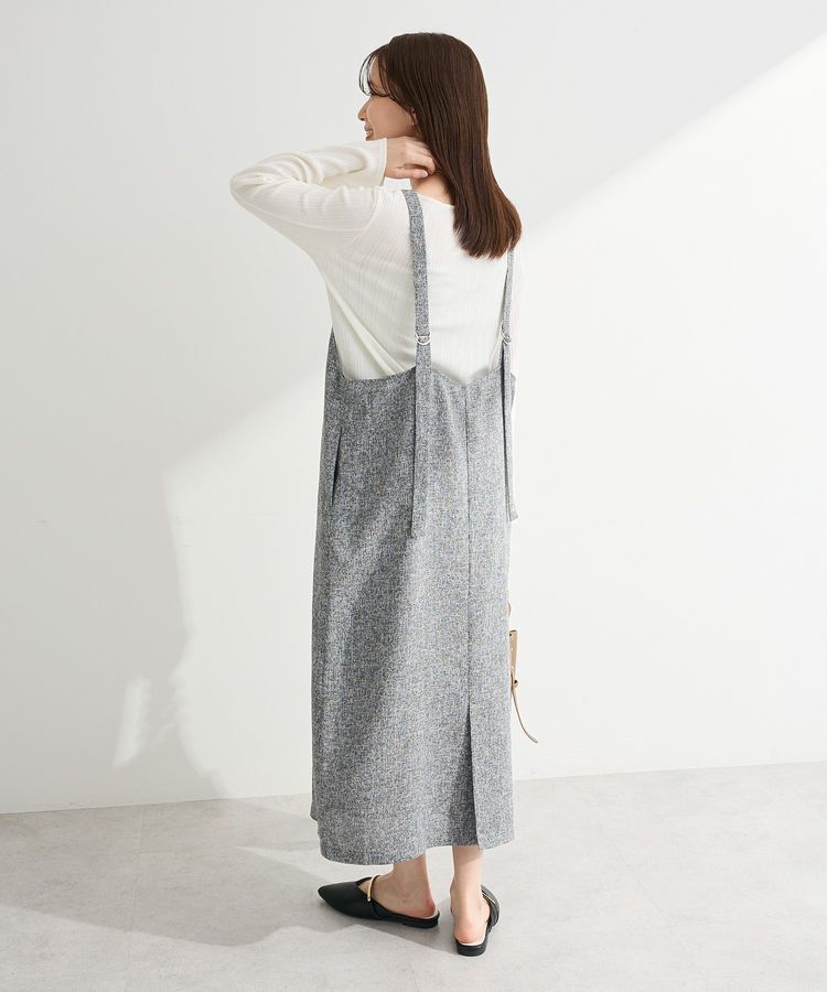 Green Parks「サマーツィードジャンスカ」|ジャンパースカート|