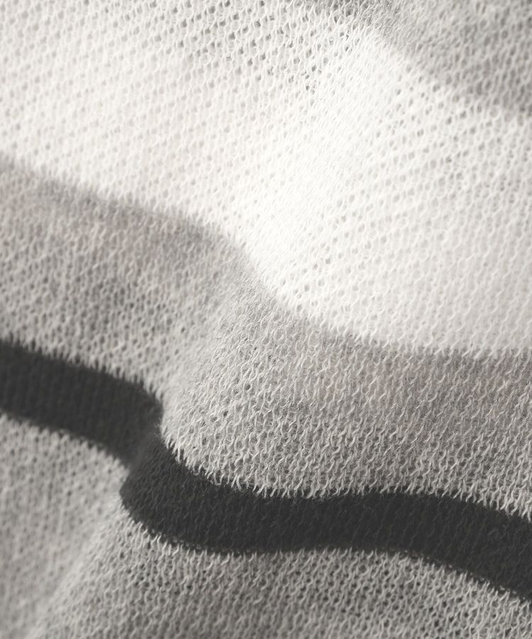 Green Parks「衿付き7分袖ニットプルオーバー」|ニット・セーター|