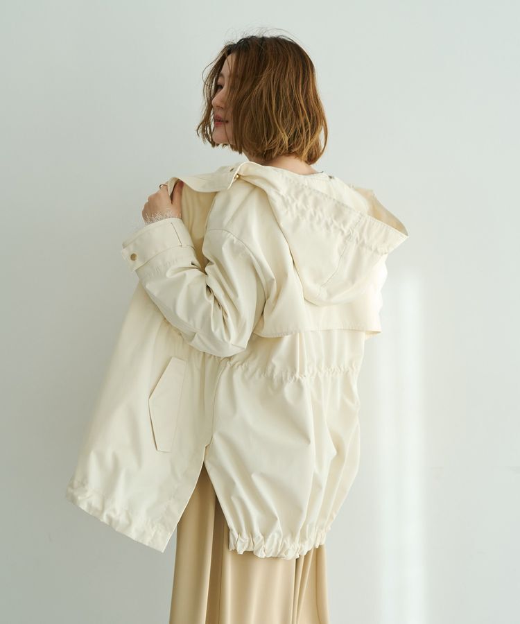 YECCA VECCA「【撥水/花粉ガード】ミドル丈マウンテンパーカー」|ブルゾン・スタジャン|