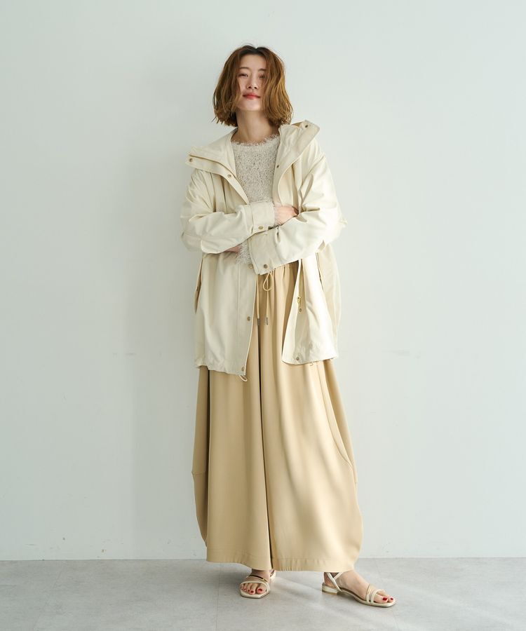 YECCA VECCA「【撥水/花粉ガード】ミドル丈マウンテンパーカー」|ブルゾン・スタジャン|