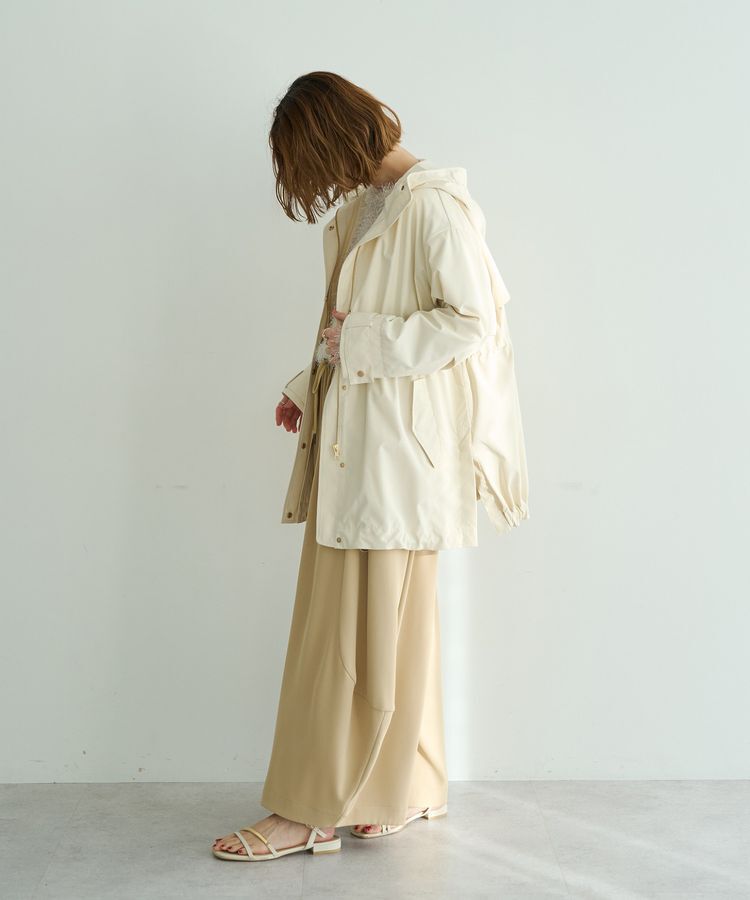 YECCA VECCA「【撥水/花粉ガード】ミドル丈マウンテンパーカー」|ブルゾン・スタジャン|