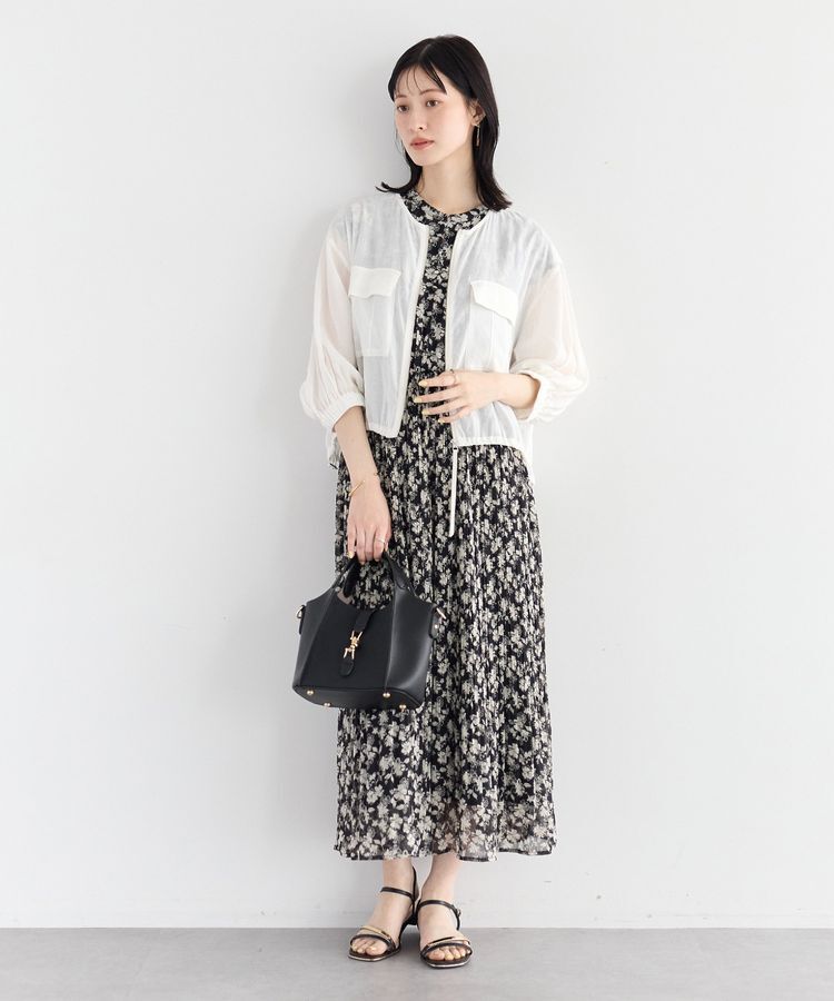 YECCA VECCA「ドライタッチシアーブルゾン」|ブルゾン・スタジャン|