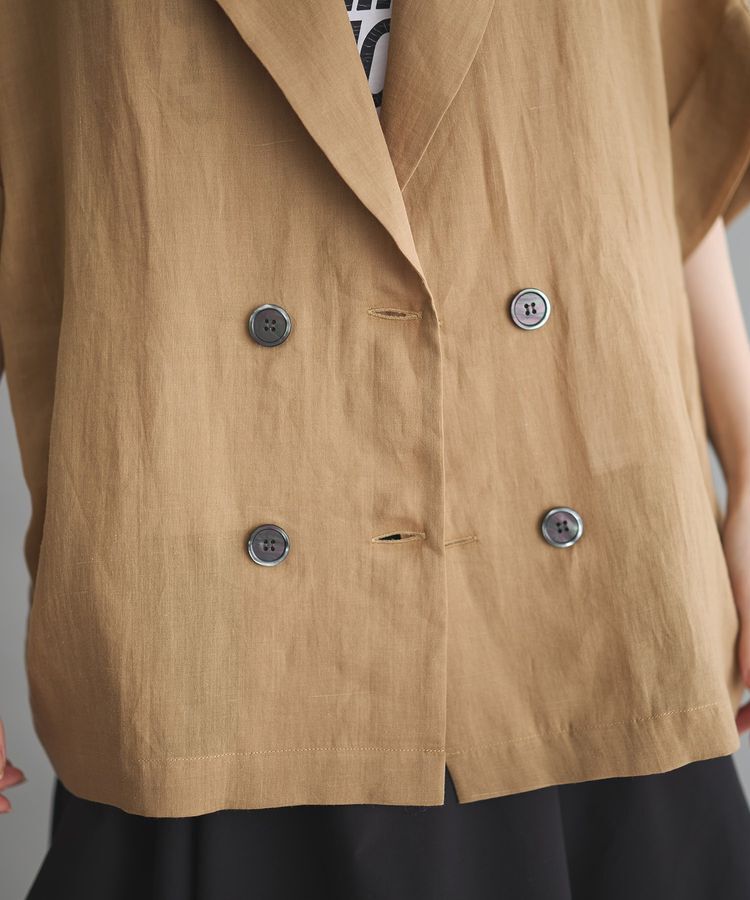 GARAGE OF GOOD CLOTHING「リネン半袖ジャケット」|テーラードジャケット|