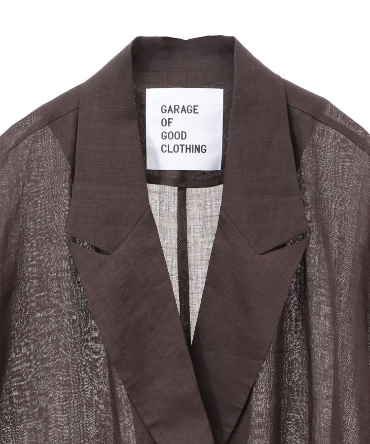 GARAGE OF GOOD CLOTHING「リネン半袖ジャケット」|テーラードジャケット|