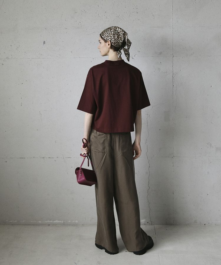 GARAGE OF GOOD CLOTHING「【日本製】モックネック6分袖プルオーバー」|Tシャツ・カットソー|