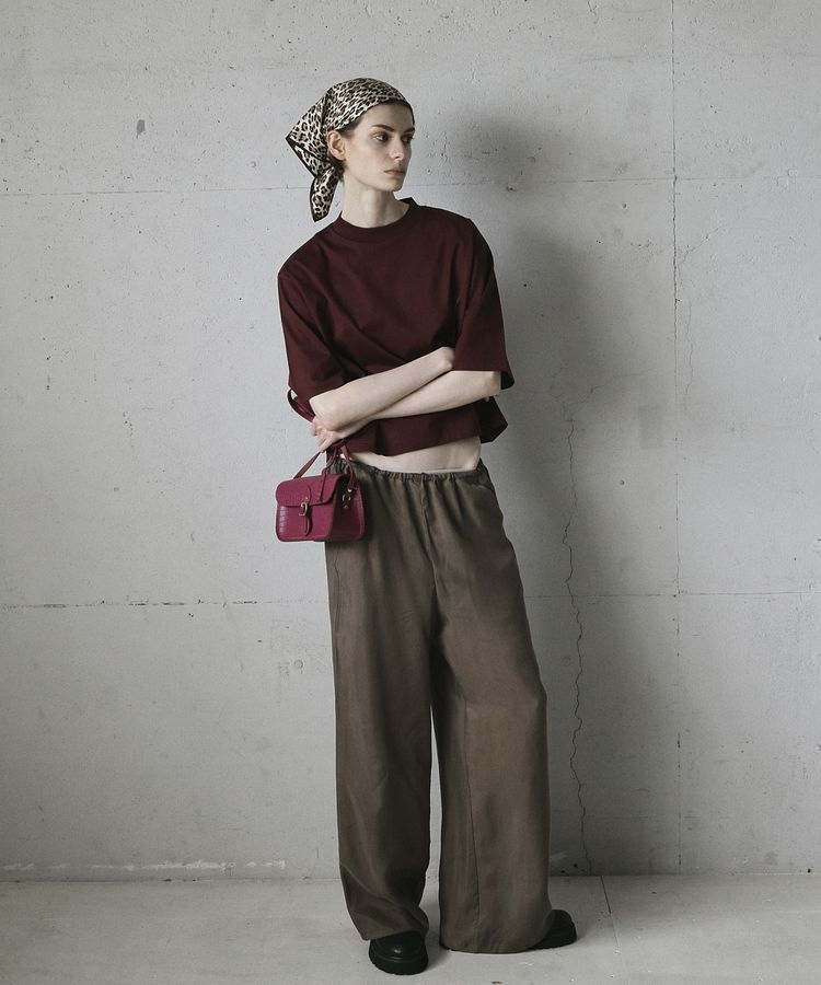 GARAGE OF GOOD CLOTHING「【日本製】モックネック6分袖プルオーバー」|Tシャツ・カットソー|