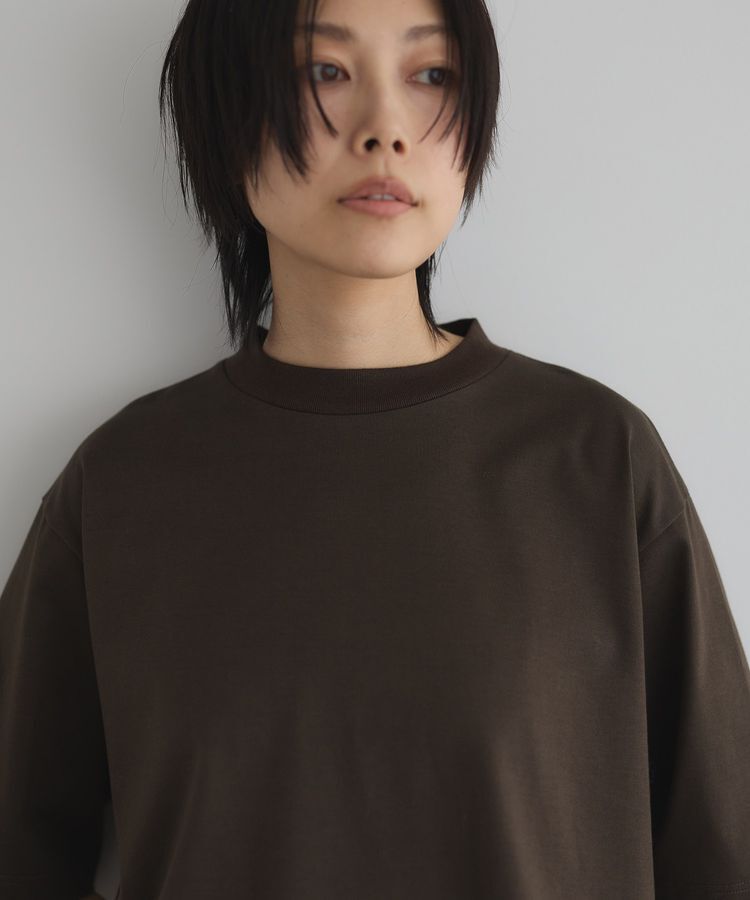 GARAGE OF GOOD CLOTHING「【日本製】モックネック6分袖プルオーバー」|Tシャツ・カットソー|