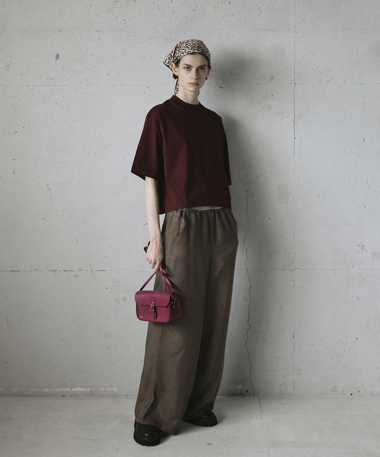 GARAGE OF GOOD CLOTHING「【日本製】モックネック6分袖プルオーバー」|Tシャツ・カットソー|