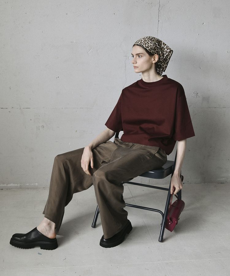 GARAGE OF GOOD CLOTHING「【日本製】モックネック6分袖プルオーバー」|Tシャツ・カットソー|