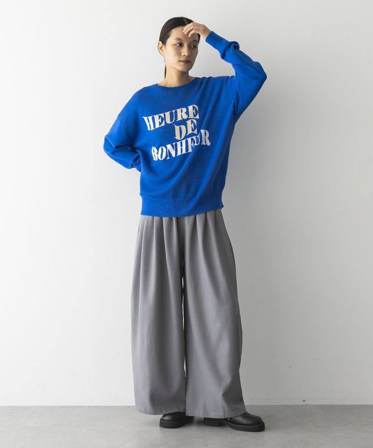 GARAGE OF GOOD CLOTHING「ジャガードロゴニットプルオーバー」|ニット・セーター|