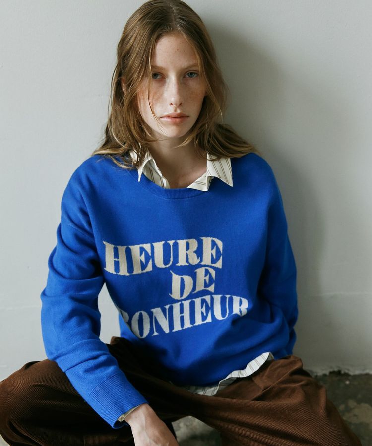 GARAGE OF GOOD CLOTHING「ジャガードロゴニットプルオーバー」|ニット・セーター|