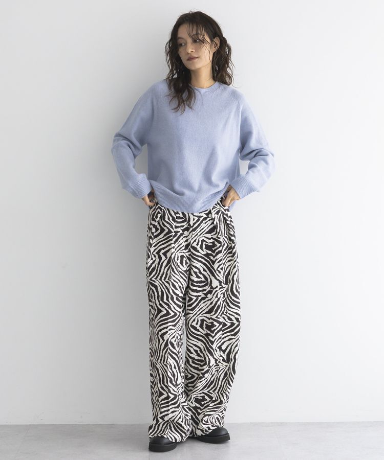 GARAGE OF GOOD CLOTHING「【日本製】カシミア混クループルオーバー」|ニット・セーター|