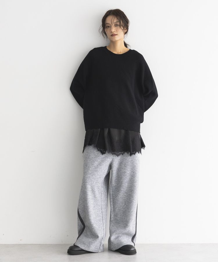 GARAGE OF GOOD CLOTHING「【日本製】カシミア混クループルオーバー」|ニット・セーター|