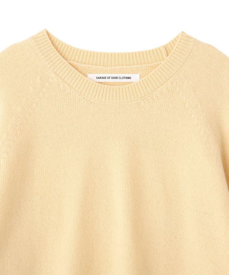 GARAGE OF GOOD CLOTHING「【日本製】カシミア混クループルオーバー」|ニット・セーター|