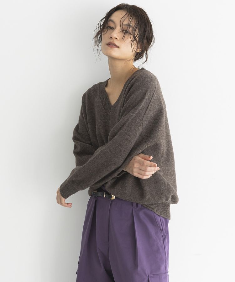 GARAGE OF GOOD CLOTHING「【日本製】カシミア混Vネックプルオーバー」|ニット・セーター|