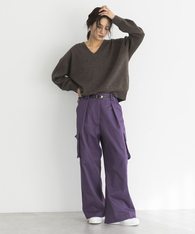 GARAGE OF GOOD CLOTHING「【日本製】カシミア混Vネックプルオーバー」|ニット・セーター|