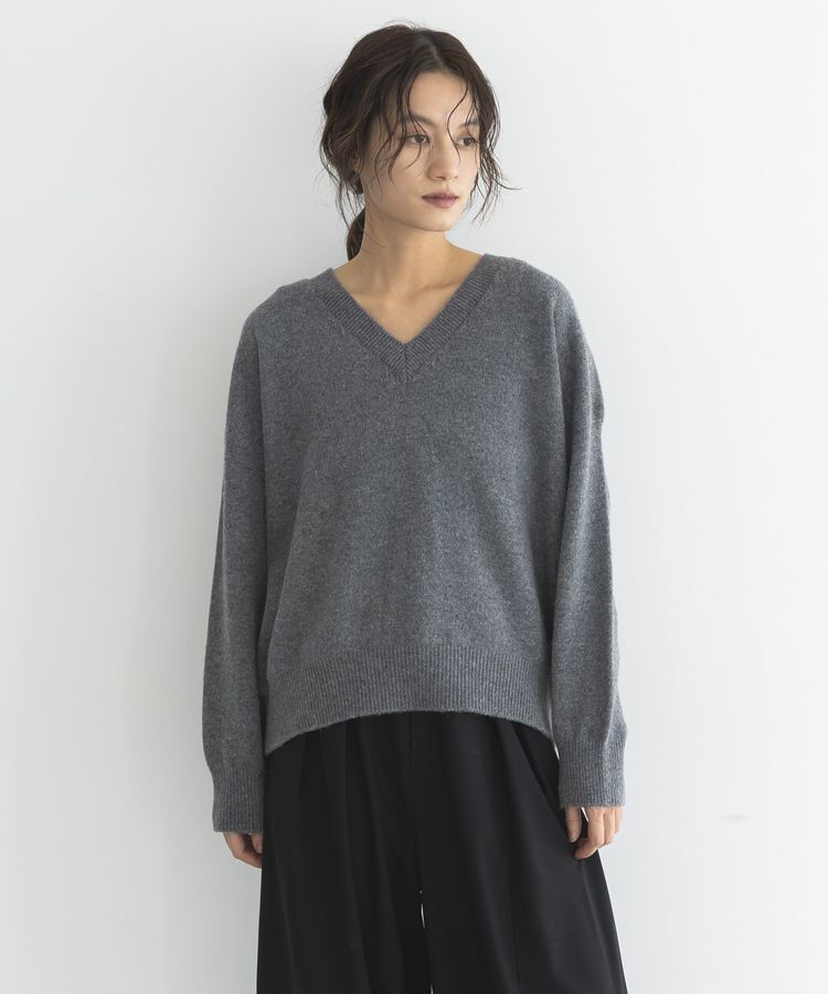 GARAGE OF GOOD CLOTHING「【日本製】カシミア混Vネックプルオーバー」|ニット・セーター|