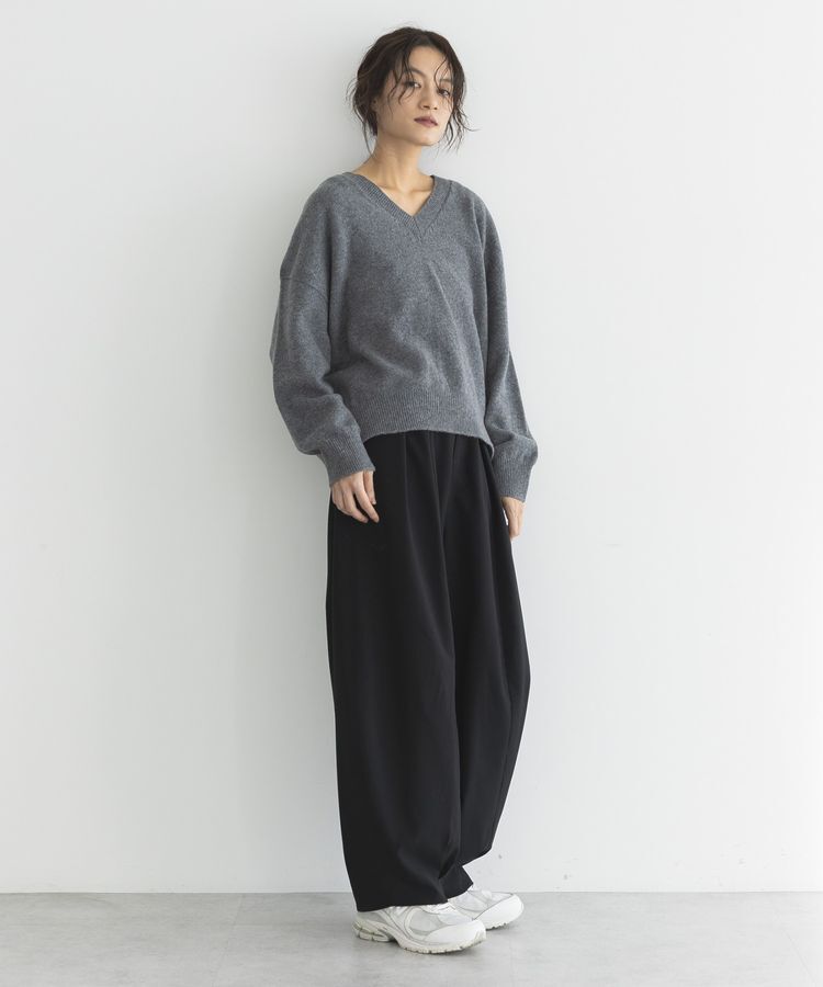 GARAGE OF GOOD CLOTHING「【日本製】カシミア混Vネックプルオーバー」|ニット・セーター|