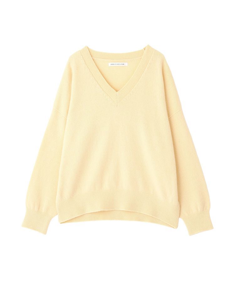 GARAGE OF GOOD CLOTHING「【日本製】カシミア混Vネックプルオーバー」|ニット・セーター|