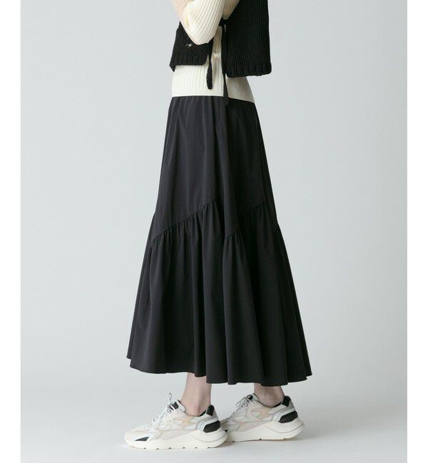 allureville「◇バイヤス切替ギャザースカート」|スカート|