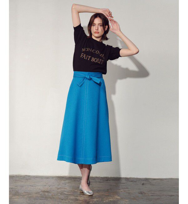 allureville「リノツイルステッチフレアースカート」|フレア|