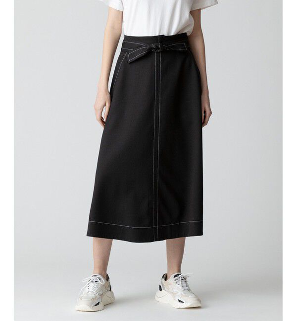 allureville「リノツイルステッチフレアースカート」|フレア|