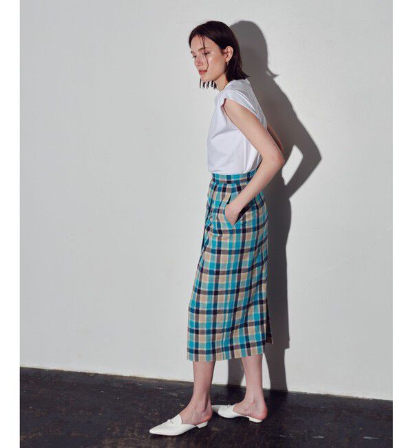 allureville「強撚天竺タックトップス」|Tシャツ・カットソー|