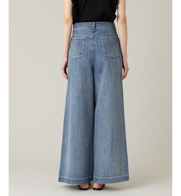 LOULOU WILLOUGHBY「【LOULOU WILLOUGHBY】デニムバギーパンツ」|デニム|