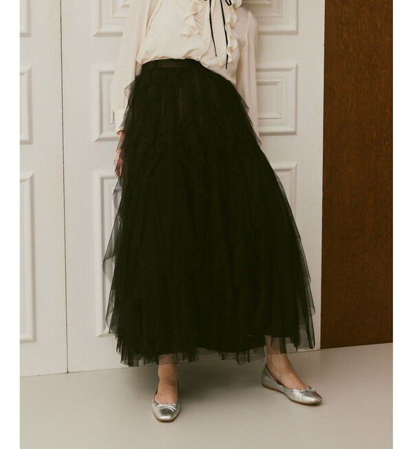 LOULOU WILLOUGHBY「◇【LOULOU WILLOUGHBY】チュチュスカート」|スカート|ブラック