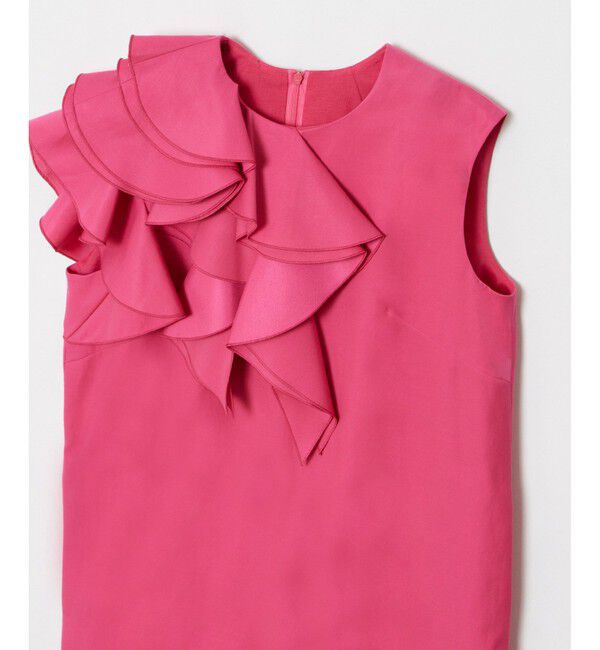 LOULOU WILLOUGHBY「【LOULOU WILLOUGHBY】アシメフリルワンピース」|ワンピース|