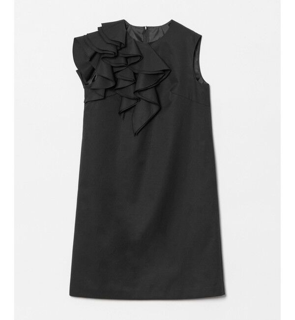 LOULOU WILLOUGHBY「【LOULOU WILLOUGHBY】アシメフリルワンピース」|ワンピース|