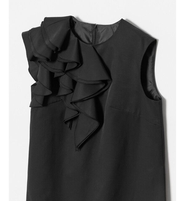 LOULOU WILLOUGHBY「【LOULOU WILLOUGHBY】アシメフリルワンピース」|ワンピース|