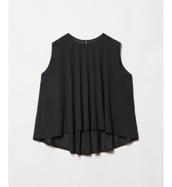 allureville「シアージョーゼットフレアブラウス」|シャツ・ブラウス|ブラック