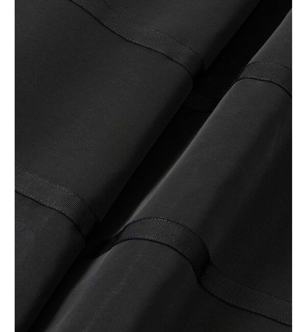 LOULOU WILLOUGHBY「【LOULOU WILLOUGHBY】リボントリミングタックスカート」|フレア|