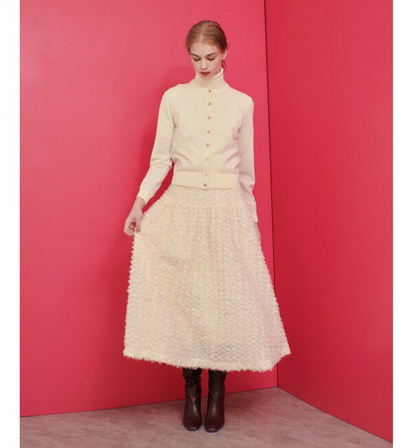 LOULOU WILLOUGHBY「【LOULOU WILLOUGHBY】タートルハーフスリーブプルオーバー」|ニット・セーター|