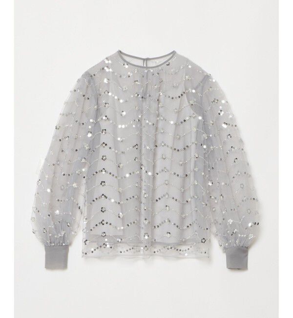 LOULOU WILLOUGHBY「【LOULOU WILLOUGHBY】スパンコールビジューブラウス」|シャツ・ブラウス|