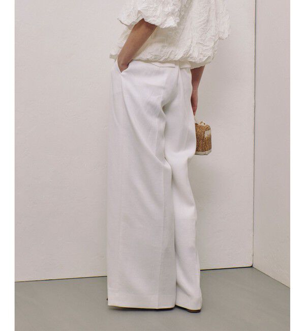 allureville「リオペルリネンダブルタックパンツ」|その他|