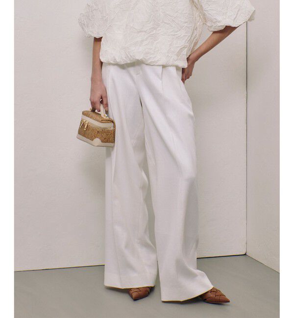 allureville「リオペルリネンダブルタックパンツ」|その他|