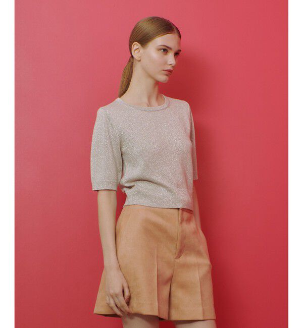 LOULOU WILLOUGHBY「【LOULOU WILLOUGHBY】ラメメランジェプルオーバー」|ニット・セーター|